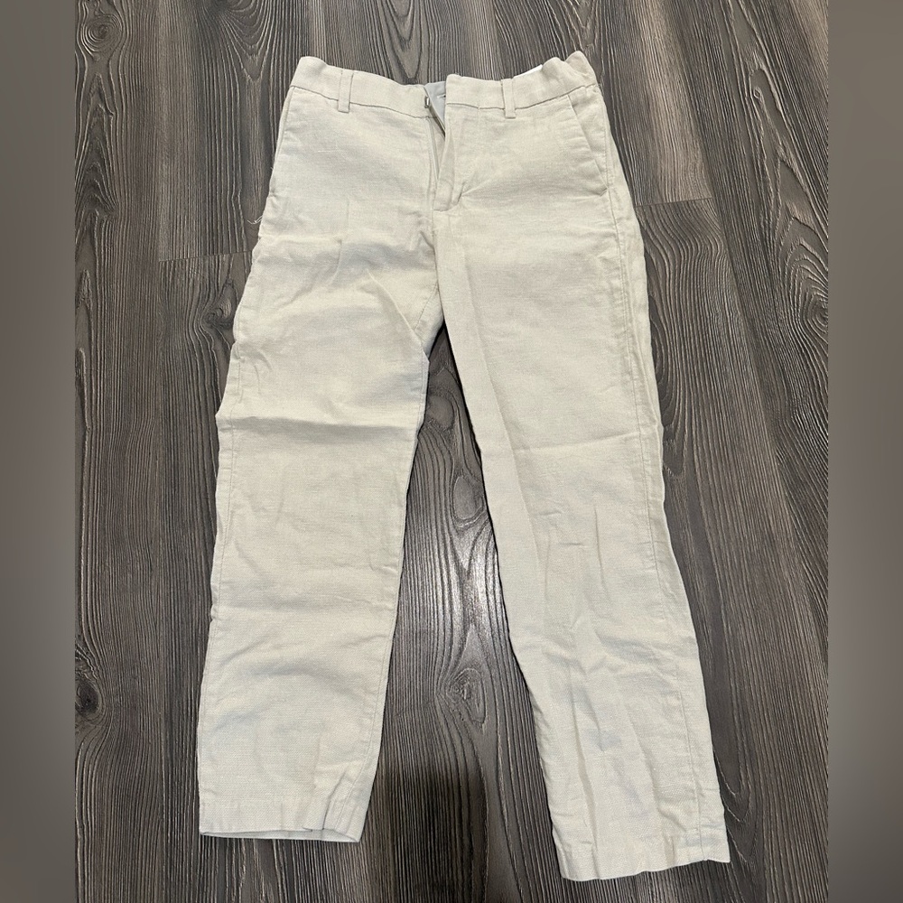 Boys beige Linen Pants H&M - size 10